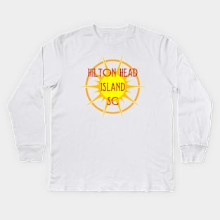 Hilton Head Island, South Carolina Kids Long Sleeve T-Shirt